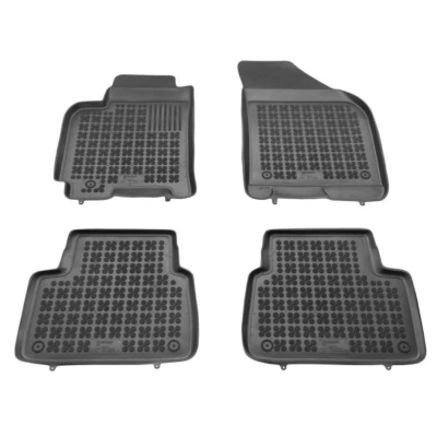 Bild av REZAW PLAST 202102 Ensemble de tapis sol Caoutchouc avant et arrière noir DAEWOO: Kalos 5 portes