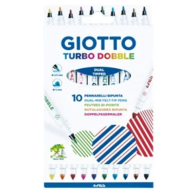 Bild av Giotto Flamastry Turbo Dobble 10 sztuk