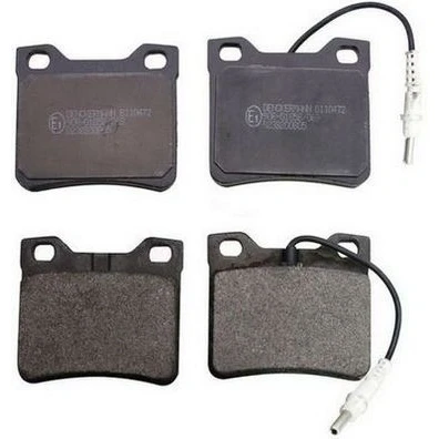 Bild av DENCKERMANN B110472 Jeu de plaquettes frein Essieu arrière contact signal d&#039;usure inclus MERCEDES BENZ: Vito Van, Bus, Classe V