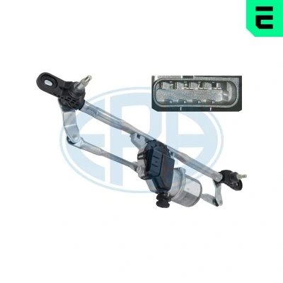 Bild av ERA 460148A Système d&#039;essuie glace pour véhicules avec direction à gauche avant FIAT: 500 3 portes, BRAVO 2, Panda II 5 portes