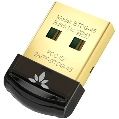Bild av Avantree DG45 Bluetooth 5.0 adapter för PC, USB dongle Stick Windows dator stationär dator, bärbar trådlös överföring hörlurar, högtalare, tangentbord mus skrivare,