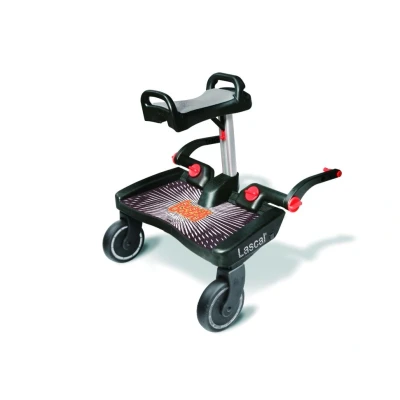 Bild av Buggy Board Ståbräda Maxi och Sadel (Grå)
