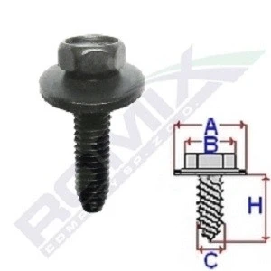 Bild av ROMIX C60619 Boulon CITROËN: DS3 3 portes, C5 II 5 Xsara PEUGEOT: Partner Van, 406 Coupe, 207 3/5 portes