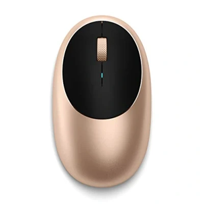 Bild av Satechi Trådlös Bluetooth mus M1 Uppladdningsbar via USB C port Kompatibel med 2022 MacBook Pro/Air M2, Mac Mini, iMac Pro/iMac, iPad Air M1, 2021 Pro och mer (Guld)