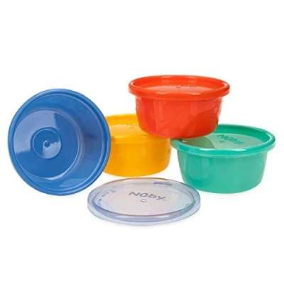 Bild av Nuby snack bowl set 4p 240 ml + 3 m 1 st