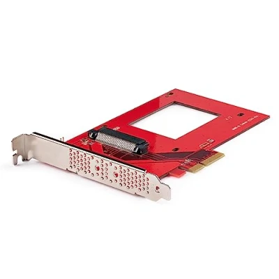 Bild av StarTech.com U.3 PCIe adapterkort 4,0 x 4 adapter för 2,5 tum NVMe SSDs SFF TA 1001 PCI Express tilläggskort U 3 SSD till (PEX4SFF8639U3)