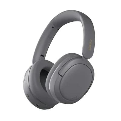 Bild av Edifier W800BT SE Over ear Hörlurar Bluetooth 5.4 Trådlösa Öronlurar AI samtal Brusreducering 45 timmars Speltid Snabbladdning Speläge Fällbara Grå
