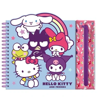 Bild av Kids Licensing Aktivitetsbok med avtagbart fodral Hello Kitty &amp; Friends