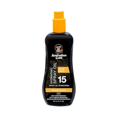 Bild av Australian Gold Spray Oil Sunscreen SPF 15