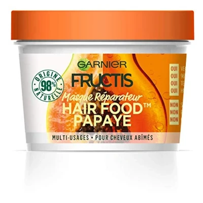 Bild av Garnier Fructis mångsidig reparationsmask, papaye, för skadat hår, 390 ml