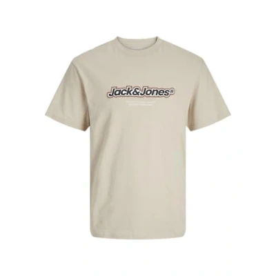 Bild av JACK&amp;JONES JORVESTERBRO Newton branding Tee SS CN, Skogsriver/tryck: skanna, XL