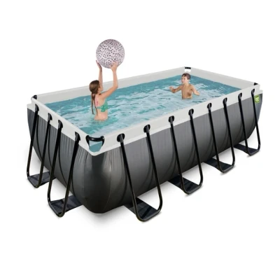 Bild av EXIT Poolset med Kupol 400x200x122 cm, Svart