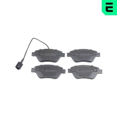 Bild av OPTIMAL BP 85801 Jeu de plaquettes frein Essieu avant contact signal d&#039;usure inclus FIAT: 500 3 portes, Grande Punto 3/5 portes