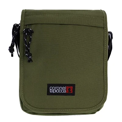 Bild av Coronel Tapiocca Urban handväska för män, ledig axelväska med klafffickor och dragkedja, khaki, bandolera, Khaki
