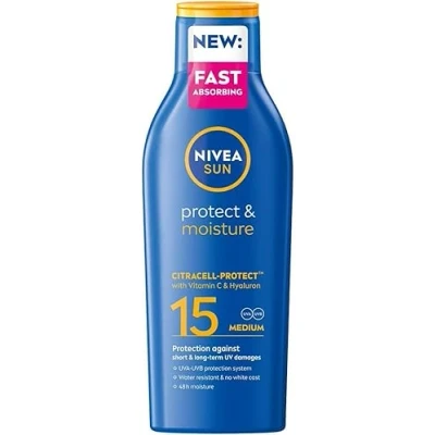 Bild av Nivea Protect &amp; Moisture Lotion SPF 15 200ml