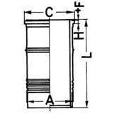 Bild av Cylinderhylsa Kolbenschmidt 89737110