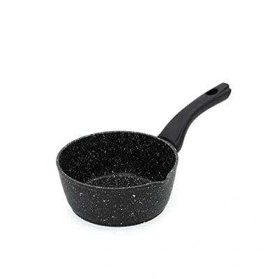 Bild av Blackmoor 16cm Mjölkpanna Svart färgad Non Stick Coola Touch handtag Lämplig för induktions , el och gashällar