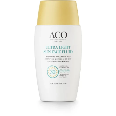 Bild av ACO Ultra Light Sun Face Fluid SPF 30 40 ml