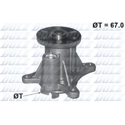 Bild av DOLZ C140 Pompe à eau CITROËN: C5 3, III Break, C6 Berline, PEUGEOT: 407 Coupe