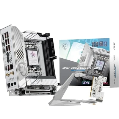 Bild av MSI MPG Z890I EDGE TI WIFI motherboard Mini ITX LGA1851 socket Z890 Moderkort Intel DDR5 RAM