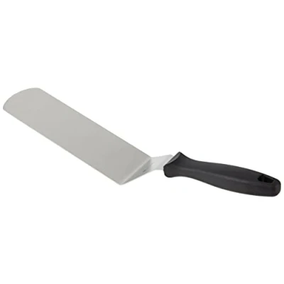Bild av FMprofessional stekspade CHEF, högkvalitativ köttspelare med funktionell del i rostfritt stål, robust för vändning av stekgods (färg: svart/silver), mängd 1 styck