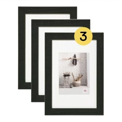 Bild av Walther Design Home Bildram Av Trä, 20 X 30 Cm, Svart, 3 Pack, Ho030B3