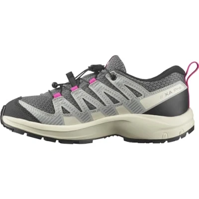 Bild av Salomon XA PRO V8 Unisex Hikingskor för barn, Storlek: 34, Quiet shade/pearl blue/pink glow Textil/syntet