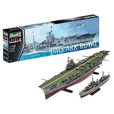 Bild av Revell HMS Ark Royal &amp; Tribal Class Destoyer