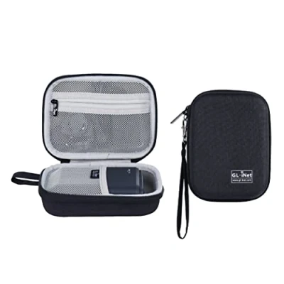 Bild av Gadget Organizer Case för reserouter GL AXT1800/MT1300/SFT1200/E750, laddare, kablar och tillbehör, robust hållbar väska, handväska av Eva, stötsäker, vattenavvisande (svart)