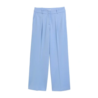 Bild av TOM Tailor LEA WIDE LEG Tygbyxor, Storlek: 42x32, Flawless blue