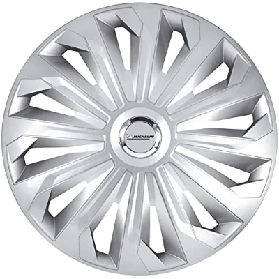 Bild av Michelin 9200 set med navkapslar modell 43RC, 4 delad, reflektorsystem NV S., silver pack