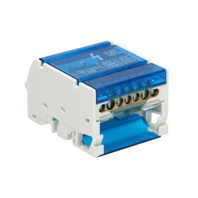 Bild av Orno LZ 8202/fördelningsblock för DIN skena eller elpanel med 4 rader (7 trådar)