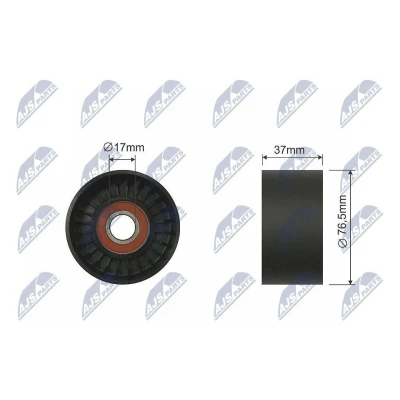 Bild av Spännrulle, Drivrem, ford transit buss, flak/chassi, skåp, 1119954, 1333203, 1755162, YC1E6A228AF, YC1E 6A228 AF, YC1E6A