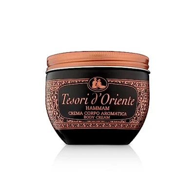 Bild av TESORI D&#039;ORIENTE Kroppskräm &quot;Hammam&quot;, 300 ml, aromatisk kroppslotion med arganolja och apelsinblomma, fuktkräm för kroppsvård, wellness ritual kropp sinnen