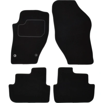 Bild av MAMMOOTH A041 PGT165 PRM 01 Ensemble de tapis sol Textile avant et arrière 4 noir PEUGEOT: 308 I CC