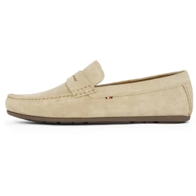 Bild av Tommy Hilfiger Casual Driver Mockasiner, Storlek: 41, Beige/brown Mocka