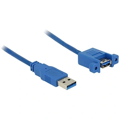 Bild av DeLOCK Panel mount USB kabel Typ A (hun) til (han) 3.0 1 m