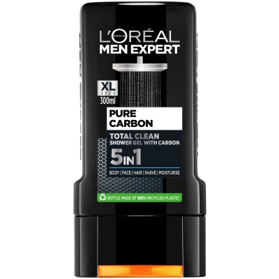 Bild av L&#039;Oréal Paris Men Expert Shower Gel Total Clean Action with Carbon 300 ml