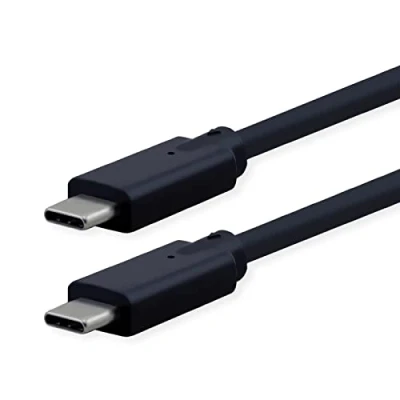 Bild av ROLINE USB3.2 Gen2 x 2, C C, ST/ST, 20 Gbit/s, 240 W, svart, 1 m