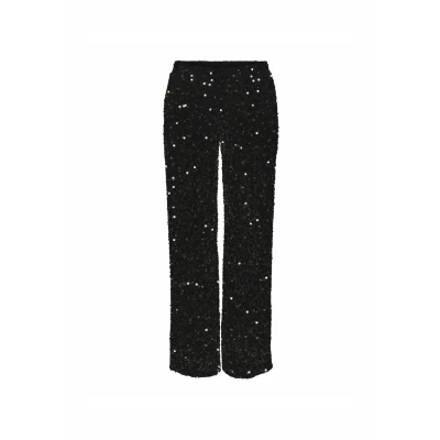 Bild av Pieces Weitem BEIN Pckam Tygbyxor black, Storlek: Medium, Black