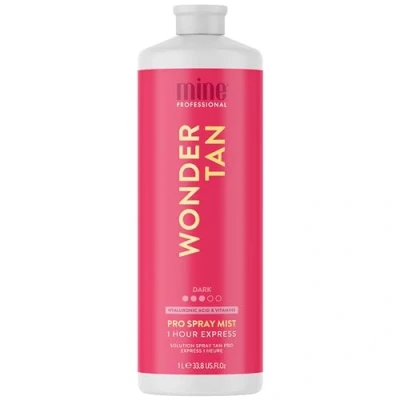 Bild av MineTan Wonder Tan Premium Spray Solution Hudföryngrande solningslösning berikad med hyaluronsyra + närande vitaminer, Salon Professional 1 Hour Express Formula, Vegan &amp; Cruelty Free