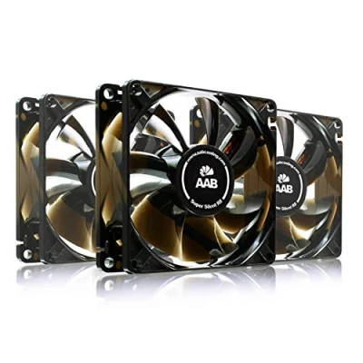 Bild av AABCOOLING Super Silent R8 Värdepaket 3 st Tyst och Effektiv 80mm Fläkt med Låg Ljudadapter 4 Vibrationsdämpare, 12V, PC Kylning, för Fodral, 8cm, Högt Luftflöde, Kylfläkt, CPU kylfläkt