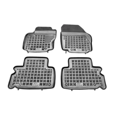 Bild av REZAW PLAST 200609 Ensemble de tapis sol Caoutchouc avant et arrière 4 noir Sur mesure FORD: Galaxy Mk2 MPV, S Max Mk1