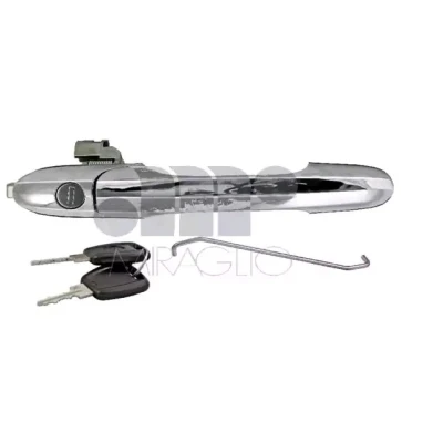 Bild av MIRAGLIO 80/606 Poignée De Porte droit avec clé chromé FIAT: 500 3 portes, C Cabriolet, ABARTH: / 595 695 3/5 portes