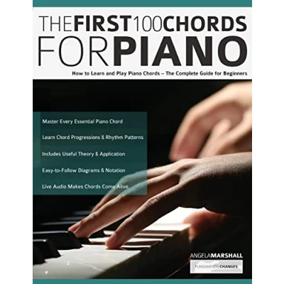 Bild av The First 100 Chords for Piano: How to Learn and Play Piano Complete Guide Beginners