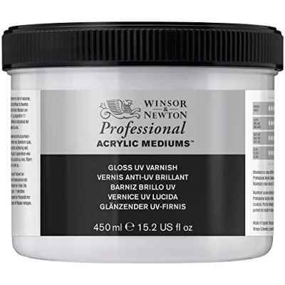 Bild av Winsor &amp; Newton 3050929 UV glänsande glans, skyddande skikt för akrylbilder 450 ml flaska