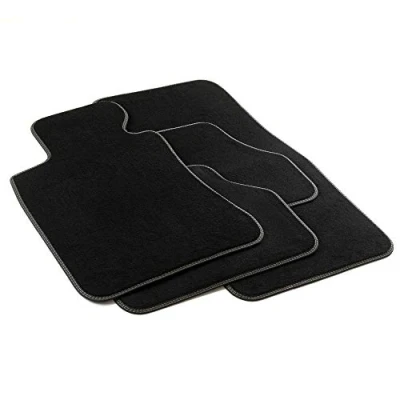 Bild av MTM PRO 362 Golvmattor för BMW 5 serien (E60)/Touring (E61) 07.2003&gt;02.2010, perfekt passform velour nylon konstläderkanter och dubbla quiltade sömmar kromsömmar
