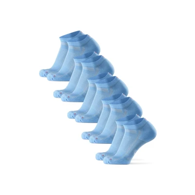 Bild av Danish Endurance LONG Distance Running Lowcut 5 PACK Ankelsockor, Storlek: 43 47, Light blue
