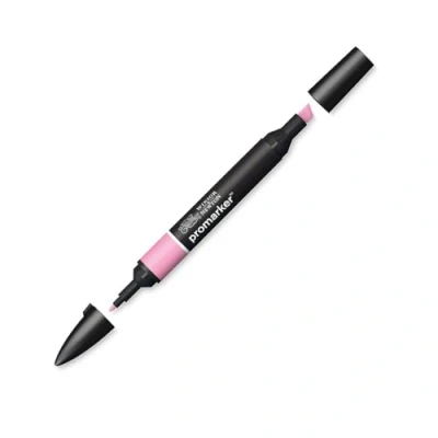 Bild av Winsor &amp; Newton &quot; ProMarker 0203168 professionell layoutmärkpenna 2 spetsar, fin och bred för ritningar, design layouter rosenrosa