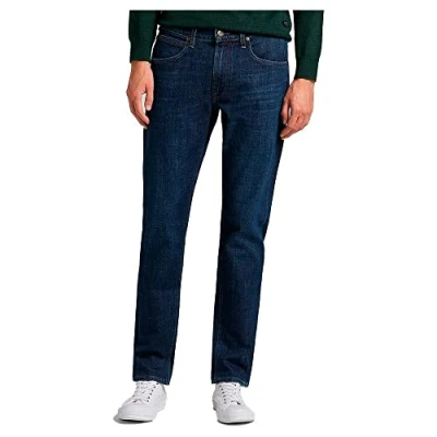 Bild av Lee herr Jeans Daren Zip Fly Jeans, Mörkblågrön, 42W / 32L